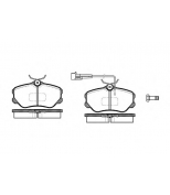 REMSA - 030302 - Колодки торм.пер./дат. FIAT Croma 1,6/2,0/1,9TDI ->92 ,LANCIA Thema 2,0-16v/3,0V6/2,5TD 88-91