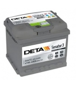 DETA - DA472 - Аккумулятор DETA SENATOR3 12 V 47 AH 450 A ETN 0(R+) B13 207x175x175mm 12kg