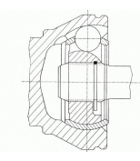 LOBRO - 302203 - Шрус наруж, к-кт Audi 100/200 -91