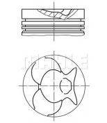 KNECHT/MAHLE - 0013300 - Поршень, комплект