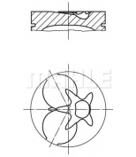 KNECHT/MAHLE - 0029300 - Поршень двигателя: MB M601-603