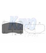 KAVO PARTS - KBP8021 - Колодки тормозные комплект