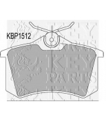 KEY PARTS - KBP1512 - Колодки тормозные (KBP1512)