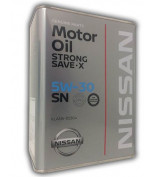NISSAN KLAN505304 Масло моторное для бензиновых двигателей (гидрокрекинг) NISSAN Strong Save X 5w-30 SN (4L) Япония (K