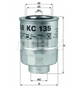 KNECHT/MAHLE - KC135D - Фильтр топливный Toyota Land Cruiser/Hiace/Hilux M