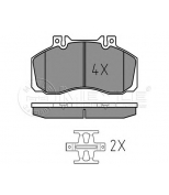 MEYLE - 0252983521 - Комплект тормозных колодок, диско