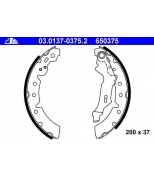 ATE - 03013703752 - Колодки барабанные к-кт TOYOTA COROLA 1.4-2.0 97-00 200mm x 37mm