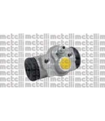 METELLI - 040891 - Цилиндр тормозной задний SUZUKI IGNIS 00>/ WAGON R+ 98> 15.8mm
