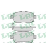 LPR - 05P1062 - Колодки тормозные передние / TOYOTA Yaris 1.3/1.4D/1.5 11/99->, CeLica 1.8 11/99