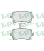 LPR - 05P1206 - К-т торм колодок (диск) задн / AUDI A-6, VW-TransporterT-4  02/04~~
