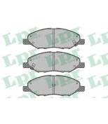 LPR - 05P1497 - Колодки тормозные NISSAN MARCH 02-/NOTE(Япония) 01-/TIIDA 07- передние