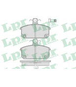 LPR - 05P196 - Колодки торм. дисковые
