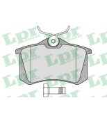 LPR - 05P634 - Комплект тормозных колодок, дисковый тормозной мех