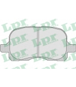 LPR - 05P768 - Колодки тормозные дисковые передние TOYOTA  COROLL