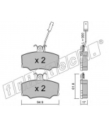 FRITECH - 0780 - Колодки передние Alfa 33