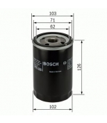 BOSCH - 0986452066 - Фильтр масляный HYUNDAI 2.5D