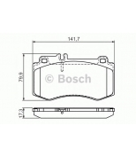 BOSCH - 0986494405 - Колодки тормозные дисковые передние