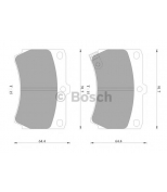 BOSCH - 0986AB2053 - Колодки тормозные