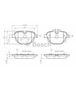 BOSCH - 0986TB3139 - Комплект тормозных колодок  дисковый тормоз