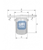 UFI - 3101800 - Топливный фильтр