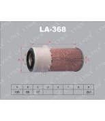 LYNX - LA368 - Фильтр воздушный MITSUBISHI L300 2.3D-2.5TD 86
