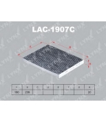 LYNX - LAC1907C - Фильтр салонный угольный HYUNDAI i30 1.6 11  / ix35 1.6-2.0D 10  / Tucson 2.0-2.7 04-10, KIA Sportage 1.6-2.0D 10