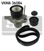 SKF - VKMA36084 - К-т приводного ремня с роликами Renault, Nissan