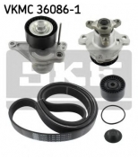 SKF - VKMC360861 - Комплект (ремень + ролик + водяной насос)