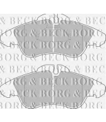 BORG & BECK - BBP1588 - Колодки тормозные (BBP1588)
