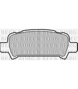 BORG & BECK - BBP1705 - Колодки тормозные (BBP1705)