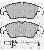 BORG & BECK - BBP2045 - Колодки тормозные (BBP2045)