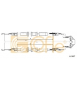 COFLE - 115857 - Трос стояночного тормоза задн OPEL ASTRA G all (барабанные тормоза) 98-99