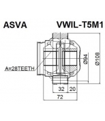 ASVA - VWILT5M1 - ШРУС ВНУТРЕННИЙ ЛЕВЫЙ 28x111 (TRANSPORTER V  2003-) ASVA