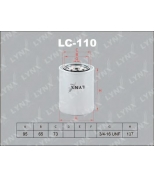 LYNX - LC110 - Фильтр масляный TOYOTA Cressida 2.0-2.2D  85/Dyna 3.4D/Hiace 2.2D-2.4D/HiLux 2.4D  89/Land Cruiser 2.4D-4.0  93/80 4.0-4.5 90-97