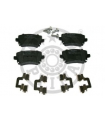 OPTIMAL - 12179 - Колодки тормозные дисковые задние / AUDI ,SKODA Octavia,VW 1.4-4.2 05/03~