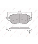 LYNX - BD7524 - Колодки тормозные передние LEXUS GS300 93-05/IS200/300 99-05/SC430 01 , TOYOTA Supra 93-98