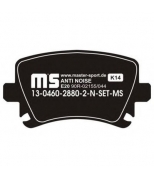 MASTER-SPORT - 13046028802NSETMS - Колодки тормозные premium до 40 000км гарантии 13-0460-2880-2-n-set-ms 30896
