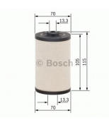 BOSCH - 1457429359 - Фильтр топливный MERCEDES-BENZ T2/L 70-88  T2/LN1