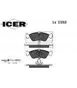 ICER - 141103 - Комплект тормозных колодок, диско