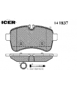 ICER 141837 Комплект тормозных колодок, диско