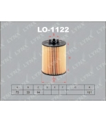 LYNX - LO1122 - Фильтр масляный BMW 5-E60/ 6-E64/ 7-E65/ X5 E53 501703015-HENGST
