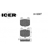ICER 180307 Комплект тормозных колодок, диско