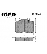 ICER - 180323 - Комплект тормозных колодок, диско