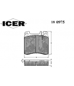 ICER 180975 Комплект тормозных колодок, диско
