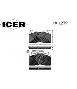 ICER - 181279 - Комплект тормозных колодок, диско