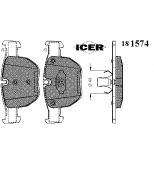 ICER - 181574 - Комплект тормозных колодок, диско