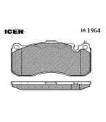 ICER - 181964 - 181964000300001 Тормозные колодки дисковые