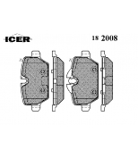 ICER - 182008 - 182008000944001 Тормозные колодки дисковые