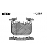 ICER - 182093 - Колодки тормозные