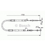 BOSCH - 1987477541 - Трос ручного тормоза TOYOTA AVENSIS -03 1760мм